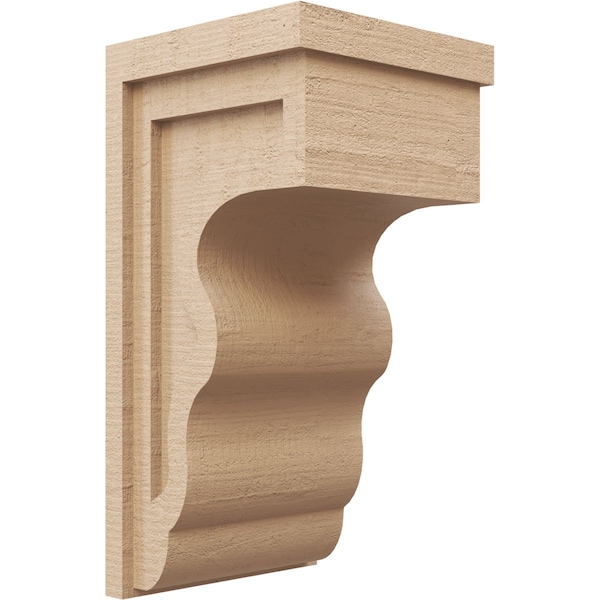 Ekena Millwork 10"W x 10"D x 20"H Wide Highland Rough Cedar Woodgrain TimberThane Corbel, Primed Tan CORUR10X10X20HLDRCPR - main
